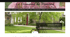 Desktop Screenshot of ledomainedepomone.fr